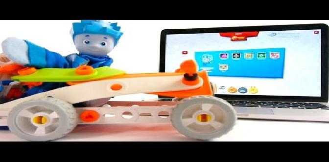 Обзоры детских игр и приложений - Фиксики - Паззлы для Детей - Соберем машинку! смотреть
