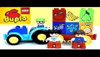 Конструктор Lego Duplo - учми фрукты, цвета и цифры. Развивающие мультфильмы