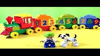 Конструктор Лего поезд с цифрами. Lego Duplo Number Train