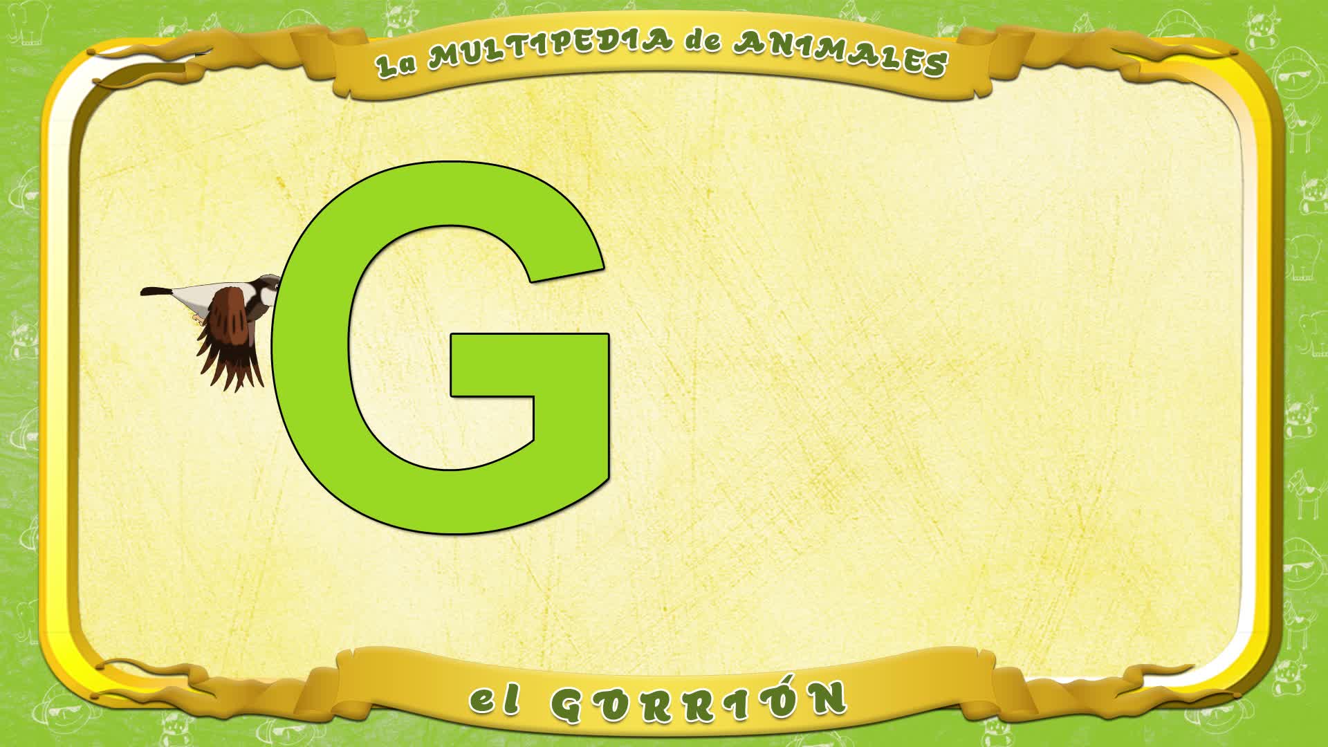 la Multipedia de animales. Letra G - el Horrión