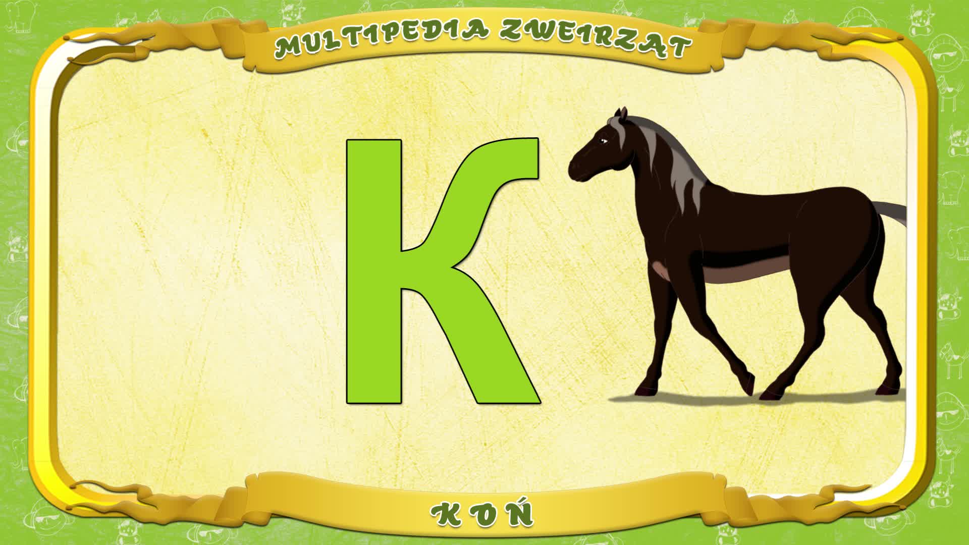 Multipedia Zwierząt. Litera K - Koń