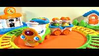 Паровозик и железная дорога Weina - играем с Даником. Train Set, Toy Train.