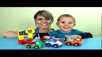 Развивающее видео для детей - машинки Lego и малыш Даник с мамой