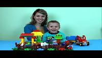 Развивающее видео Lego трактор и ферма с животными - детский канал Носики Курносики
