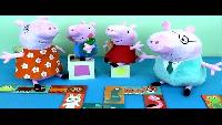 Свинка Пеппа и её семья играют в Домино. Развивающее видео для детей - Peppa Pig