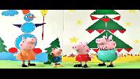 Свинка Пеппа и Новогодние аппликации. Peppa Pig